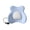 Blue gray, variant on Inflatable Lumbar Pillow Memory Foam Cores for Home Office Car Travel Postures