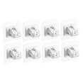 thumbnail image 1 of 8 soportes para barras de cortina, soportes de pared de plástico para cortinas, soportes para barras blanco, 1 of 9