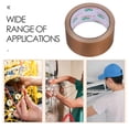 thumbnail image 2 of icolorfuled Brown SingleSided Adhesive Cloth Tape for Sealing Waterproof and Durable Fabric Base 5cm x 13m, 2 of 6