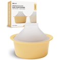 thumbnail image 1 of Vaporizador para alimentos de bebé MOYUUM de silicona, 550 ml, mostaza, 1 of 7