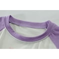 thumbnail image 4 of POPTEM Toddler Girls Pajamas Short Sleeve Dinosaur Pjs Cotton Sleepwear Sets Purple 2-Piece 3T, 4 of 8