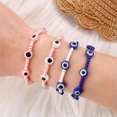 thumbnail image 4 of EOEMY Good Luck Blue Evil Eye Crystal Turkish Bracelet Adjustable Women Men Jewelry-1 Bead-Sky Blue, 4 of 9
