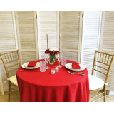Free Shipping! "8 Pack Round Polyester Tablecloth - 90 Inch, Red Table ...