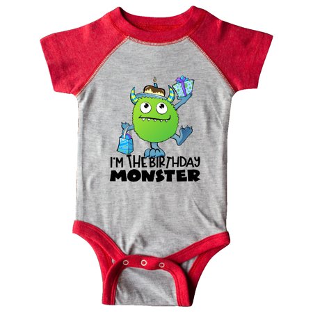 

Inktastic I m the Birthday Monster- Green Gift Baby Boy or Baby Girl Bodysuit