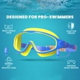 thumbnail image 5 of Summer Curved Anti-Fog Swimming Goggles - Wide Vision & UV Protection with Silicone Seal, Adjustable Fast-Release Strap for Adults/Youth, Hydrodynamic Design for Indoor/Outdoor Training, 5 of 6