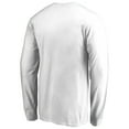 thumbnail image 3 of Men's White Miami Hurricanes Primary Logo Long Sleeve T-Shirt, 3 of 3