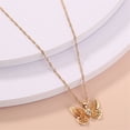 thumbnail image 4 of Collier Polyvalent Chaîne Clavicule Tempérament Papillon, 4 of 9