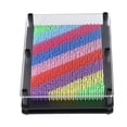 thumbnail image 4 of Pin Art Board Game, Tactile Games Plastic Pin Art Board  for Office Transparent Frame,Black Frame, 4 of 7