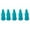 Blue, variant on Dvkptbk Wine Stopper 5Pcs Reusable Wine Bottle Stopper Beverage Bottle Stopper Wine Stopper Home & Garden