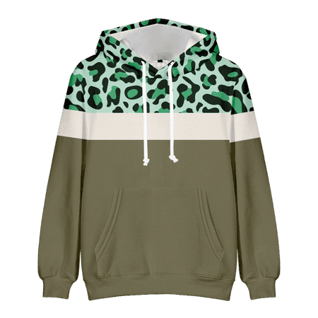 

MLFU Women s Stitching Pullover Hoodie Top Cotton Soft Novelty Loose Costume For Girls Boys