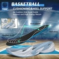 thumbnail image 2 of Bolognifi Men's High Top Basketball Shoes Enhance Ankle Support and Non Slip Rubber Soles, 2 of 6