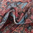 thumbnail image 5 of Rugs.com Maahru Collection Washable Rug – 3 Ft Square Blue Low-Pile Rug Perfect For Living Rooms, Kitchens, Entryways, 5 of 7
