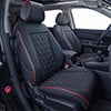 Black with Red Trim