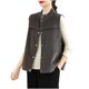 thumbnail image 2 of Xuyuer Women's Spring Fashion Sleeveless Button Down Tops, Lightweight Blouse for Layering, Business Casual Office Wear and Seasonal Wardrobe Transition, 2 of 7