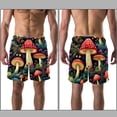 thumbnail image 3 of luoweisi Men's Beach Shorts Quick Dry Swim Trunks with Mesh Lining Mushroom L, 3 of 5