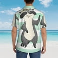 thumbnail image 6 of Balery Men'S Summer Hawaiian Shirts Short-Sleeve Design Name Printed Casual Shirts - Size Name, 6 of 9