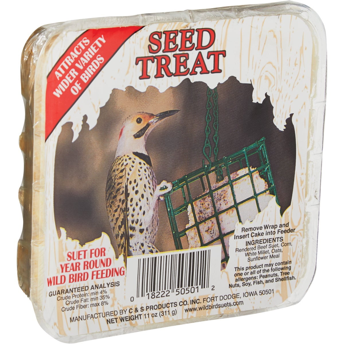 C & S Products C&S Treat Wild Bird Suet - Pack of 6
