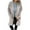 Khaki, variant on TFEOQRY Women's New Outwear Jackets Solid Color Woolen Coat Mid To Long Length Lapel Pocket Jacket Coat Long Sleeved Top Gray
