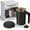 black, variant on 2026 New Rechargeable Self Stirring Mug, Automatic Magnetic Stirring Coffee Mug with Temperature Display, Electric Coffee Mugs with a Lcd Thermometer, Perfect for Brewing Milk, Cocoa