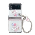 thumbnail image 1 of For Samsung Galaxy Z Filp3 5G Case Cover,Shockproof Luxury hello kitty/stitch/Pochacco Hinge protection Case，TPU Bracelet Case Cover With Pandent, 1 of 5
