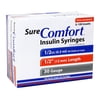sure comfort insulin syringe