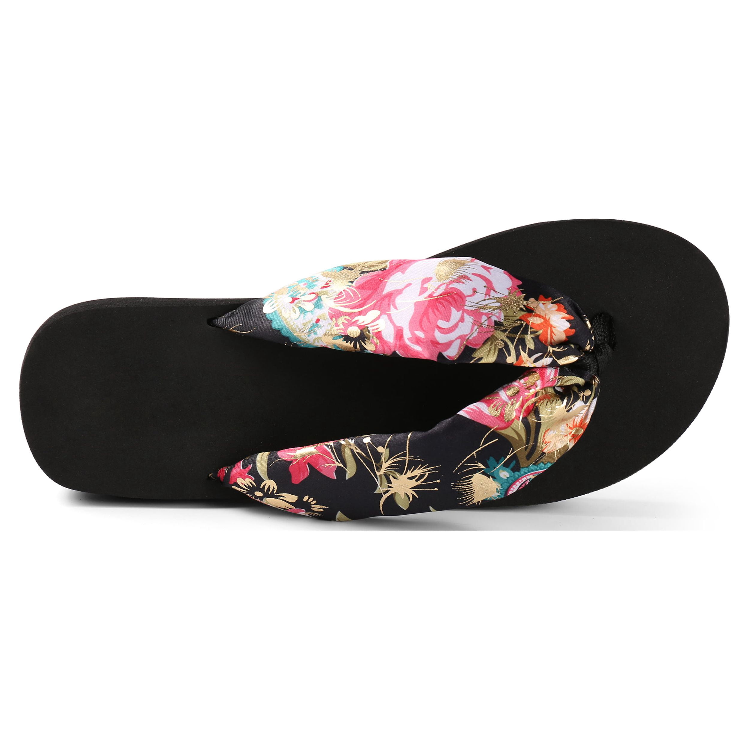 AERUSI Saki Floral Sandal Flip Flops