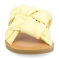 thumbnail image 6 of Journee Womens Kianna Slide Puffy Flat Sandals, 6 of 9