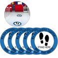 thumbnail image 3 of Coofit 5PCS Floor Sign Waterproof Universal Adhesive Social Distancing Floor Decal, 3 of 10