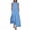 Light Blue, variant on Dresses For Women Trendy Women's Summer Casual Sleeveless Beach Dress Women's Summer Fashion Printing Sleeveless V-Neck Dress Red M