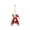 Red-1A, variant on MMJ Christmas Tree Ornaments Initial Letter Pendant Acrylic Reindeer Design Hanging Decoration for Xmas Tree Home and Christmas Gifts for Family Friends 3.94in