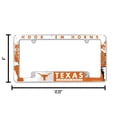 thumbnail image 6 of Texas Longhorns Chrome Metal License Plate Frame with Bold Full Frame Design, 6 of 8