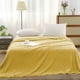 thumbnail image 4 of Lunxisen 1 Pcs Soft Fleece Throw Blanket Cozy Lightweight Blanket for Bed, Sofa Travel Warm Plush Decorative Throw for Home(59*39in), 4 of 9