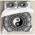 thumbnail image 1 of Ensembles de Housses de Couette Yang, Style Bohème Tao en Design Mandala Floral, 1 of 3