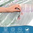 thumbnail image 4 of Yayeee Kitchen Valance Rod Pocket 54" x 18" Living Room Window Curtain, Green Deer, 4 of 6