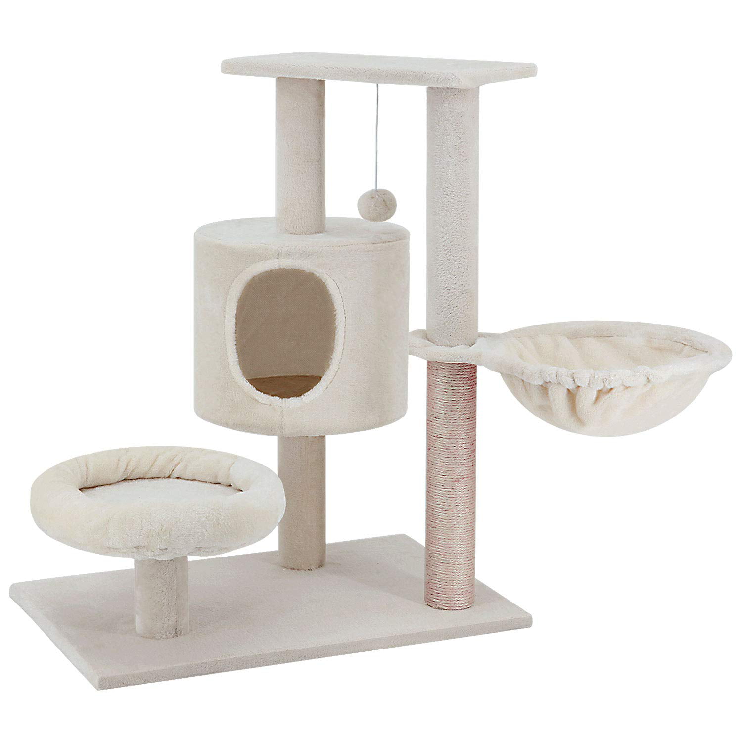 ScratchMe Cat Tree Tower With Hammock