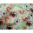 thumbnail image 4 of oneOone Silk Tabby Mint Fabric Flower Watercolor Sewing Fabric By The Yard Printed Diy Clothing Sewing Supplies 42 Inch Wide, 4 of 4