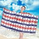 thumbnail image 3 of Adult Beach Towel American Flag Sandproof Microfiber Woman Beach Towels Quick Dry Lightweight Travel Towels 27x55inch, 3 of 6