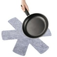 thumbnail image 1 of OULII 12 Pcs Gray Pot Protectors Non Stick Cooking Pan Mats Protect from Scratches for Home Users Kitchen Use, 1 of 4