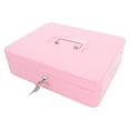 thumbnail image 1 of OULII locking cash box Cash Box Pink Receipt Management for Restaurants 1 Set, 1 of 7