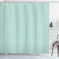 thumbnail image 1 of Ambesonne Caterpillar Shower Curtain, Larva Type Bugs, 69"Wx70"L, Sea Green and White, 1 of 3