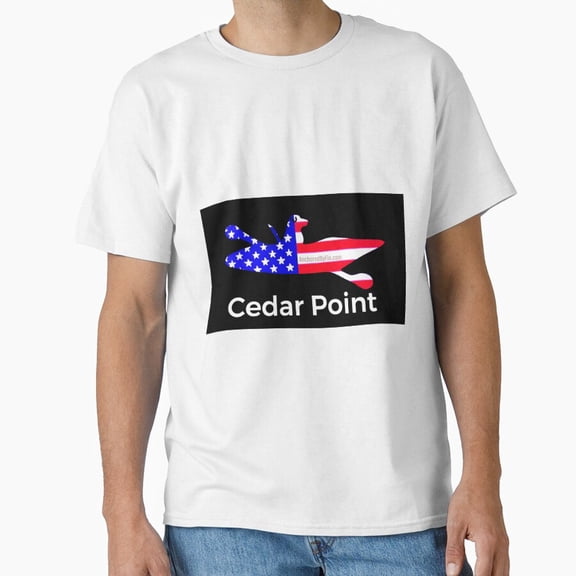 Cedar Point Us Kayak Dog T-Shirt