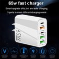 thumbnail image 2 of tredstone 65W PD Charger USB Smartphone Charging Adapter with Type-C PD+3USB Cell Phone Chargers & Power Adapters, 2 of 7