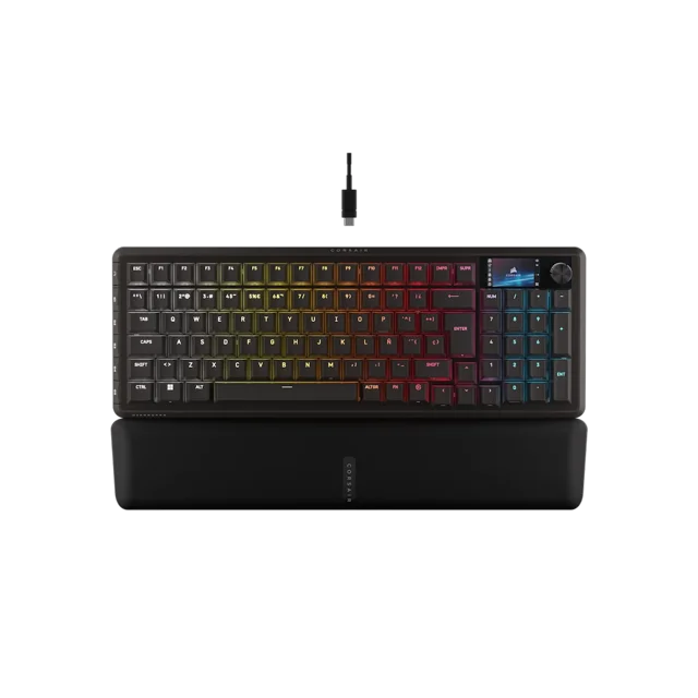 Teclado Gamer Corsair Vanguard 96 LED 96%, Teclado Mecánico, MLX Plasma, alámbrico, USB