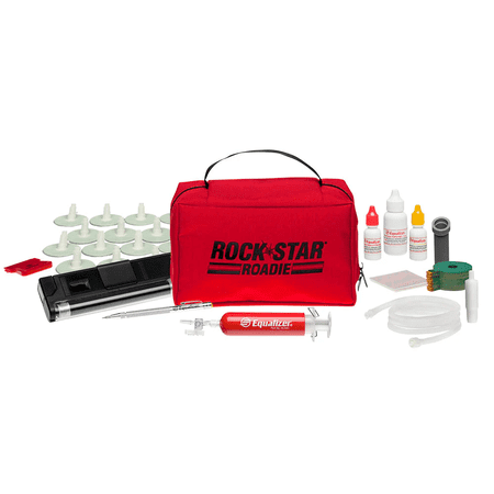 Equalizer Rock Star Roadie Windshield Repair Kit UV528 – Professional Auto Glass Chip & Crack Repair Kit with UV Curing Lamp, Resin Injector & Accessories