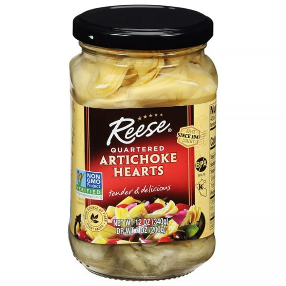 Reese Quartered Artichoke Hearts 12 oz
