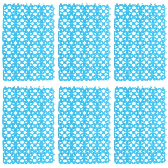 LEORX 6Pcs Plastic Pet Pads Non-slip for Indoor Animal Cage Use