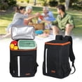thumbnail image 3 of Bolsa para acampar, , elegante bolsa térmica de tela Oxford, bolsa con aislamiento cálido para picnic, viaje, almuerzo, DYNWAVEMX Almacenamiento de picnic, 3 of 7