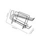 thumbnail image 2 of BRIGHTFUFU 1Ud Estante Para Almacenamiento En Refrigerador De Cocina Material Resistente Color Negro, 2 of 8