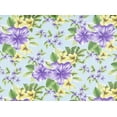 thumbnail image 2 of Zelouf Silky Knit Print  , Sewing, DIY, Crafts Fabric by the Yard, 467 Aqua/purp, 20 Yard, 2 of 2