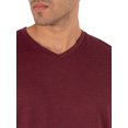 thumbnail image 6 of Russell Men's and Big Men's Active Fresh Force Recycled V-Neck T-Shirt, up to Size 5XL, 6 of 7